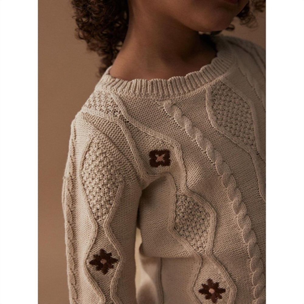 Fog Tila Strik Bluse - Lil'Atelier → Luksusbaby.dk