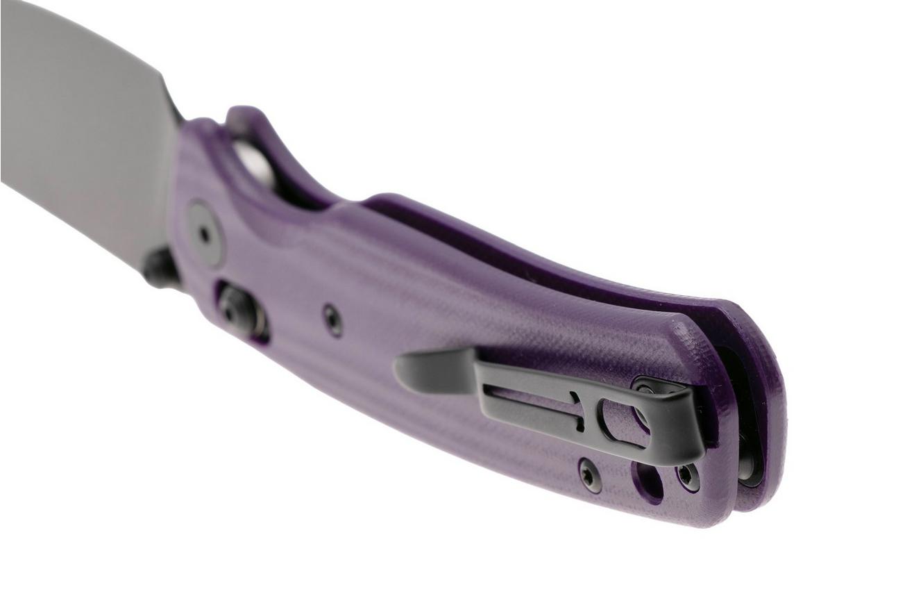 Bestechman Cicada's Wing BMK06B Coated 10Cr15MoV, Purple G10, zakmes