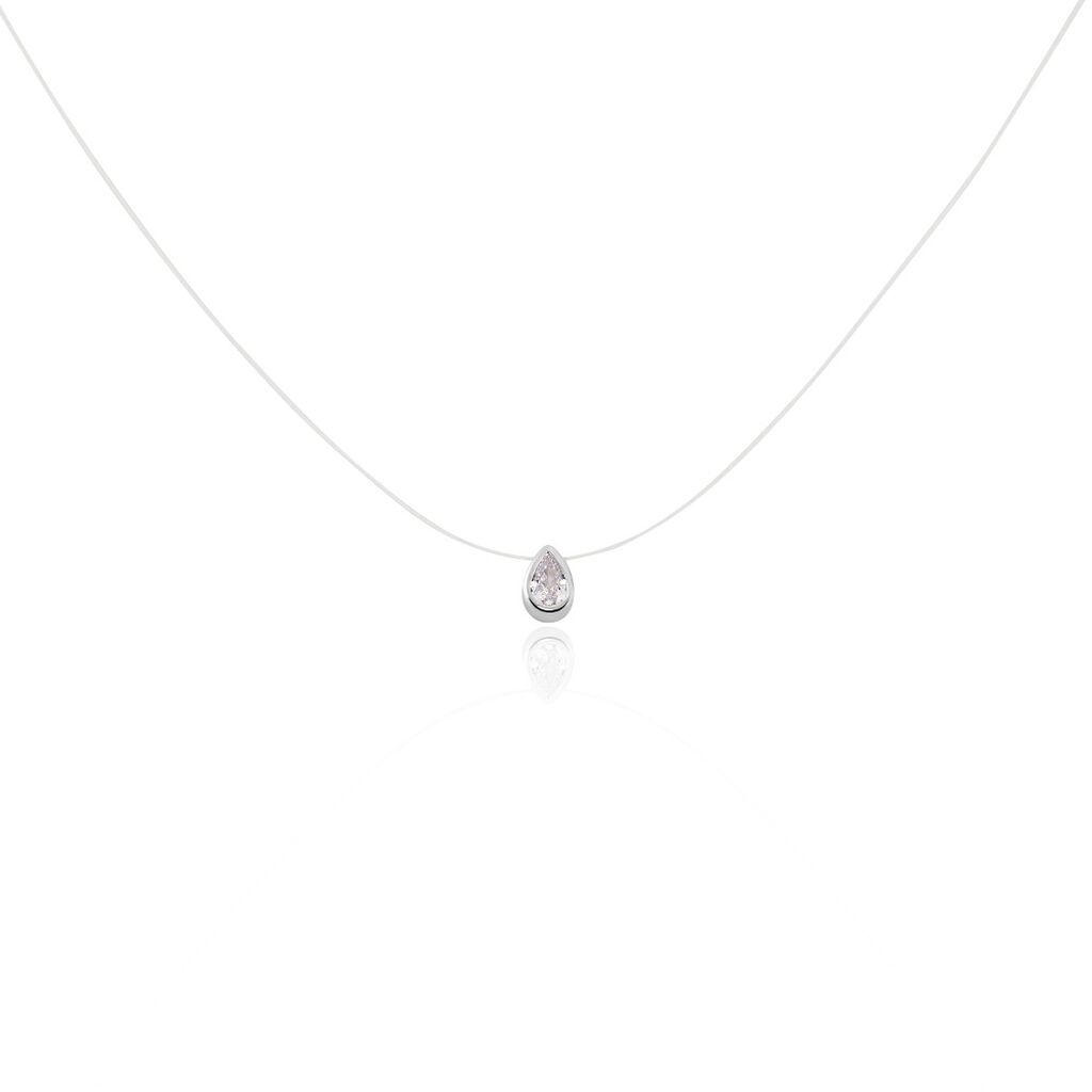 Collier Nylon Argent Blanc Oxyde