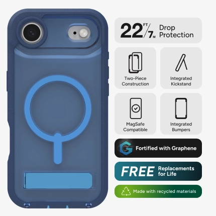iPhone Air MagSafe Hülle Rainier Snap Case Recycled (702319173) - Schwarz / Transparent