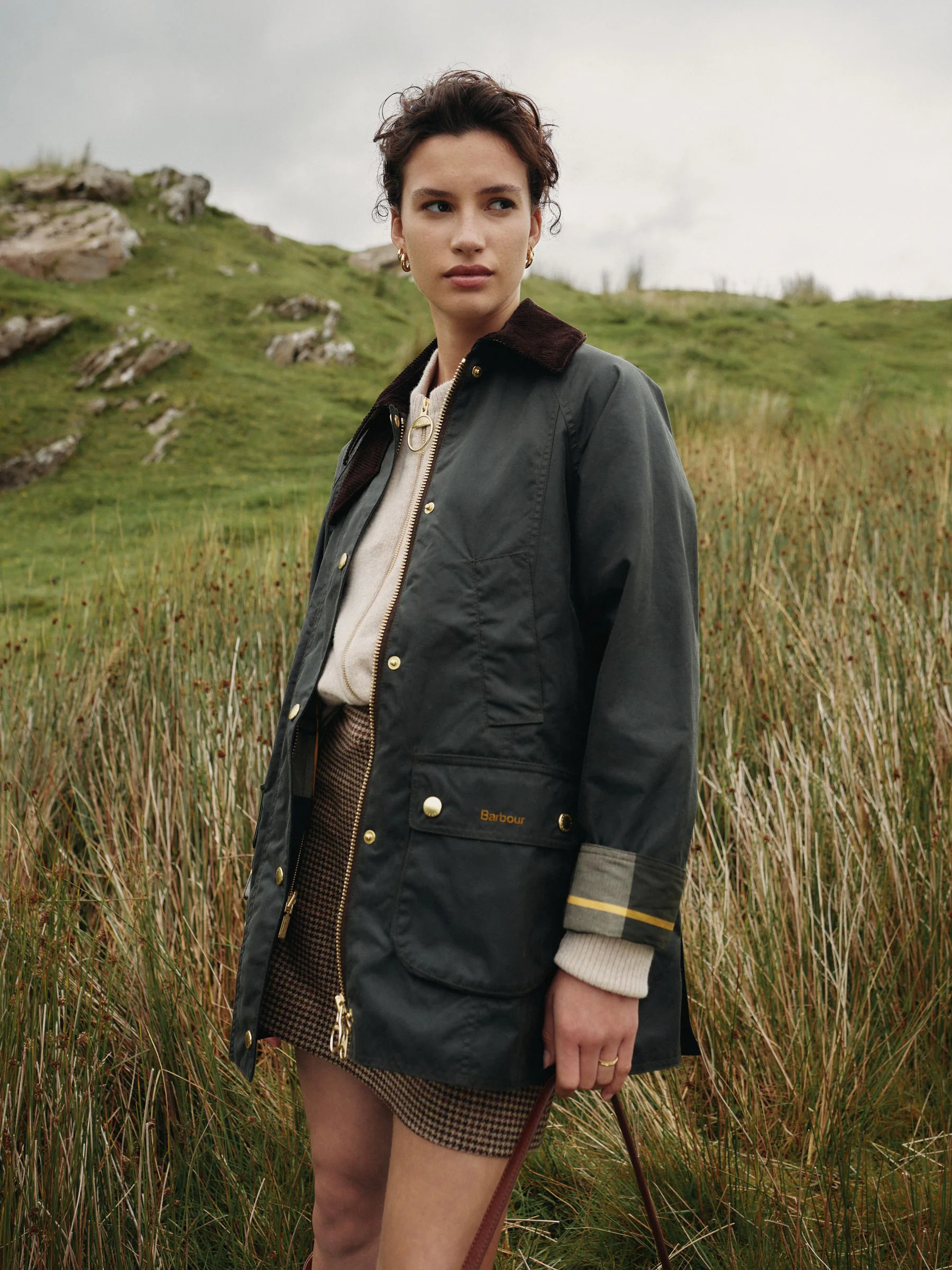 Grijs-groen - Barbour® Modern Beadnell Wax Jacket