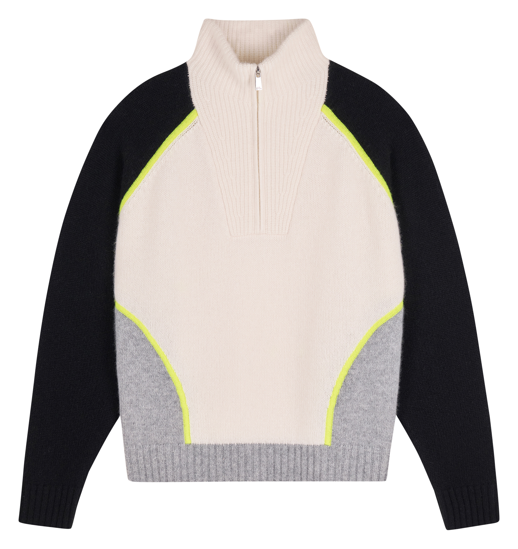 Pull col camionneur en cachemire | Noir