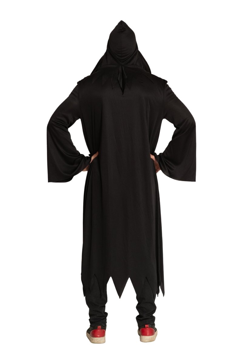 Halloween Kostuum Zwart Magere Hein