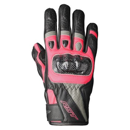 Gants RST STUNT 3 LADIES - Noir / Rose