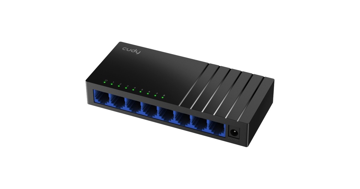 Cudy8-Port Gigabit Desktop Switch  (Zwart)