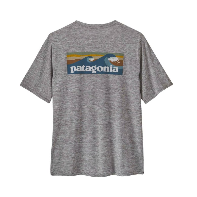 Wetshirt Manches Courtes Patagonia Cap Cool Daily - Gris - The Corner Shop
