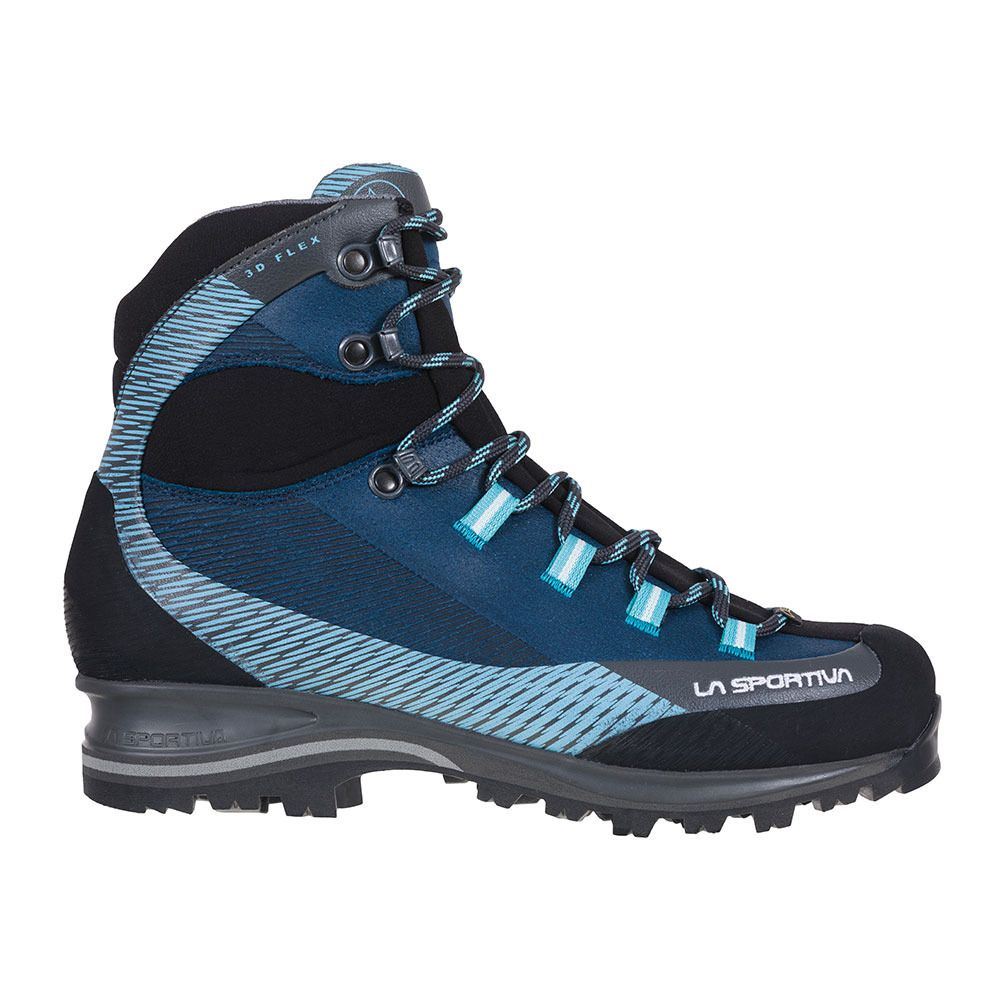 La Sportiva TRANGO TRK LEATHER GTX - Chaussures alpinisme Femme opal/pacific blue