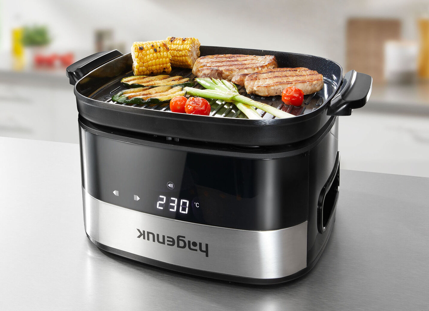 Heissluft-Fritteuse 2-in-1