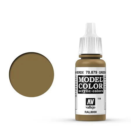 Vallejo Model Color770879 - Grünbraun, Matt, 17 ml