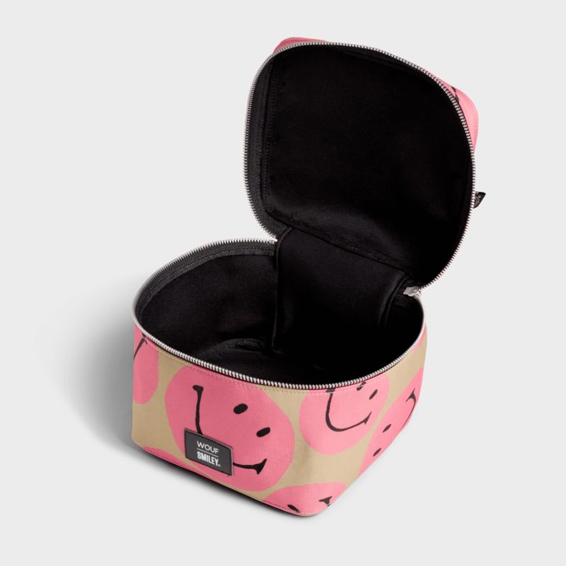 Trousse de toilette XL 19 cm Smiley Pink
