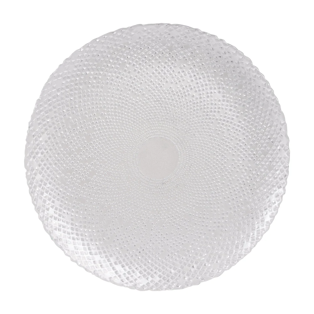 Assiette de présentation Glow 33 cm argent Table passion