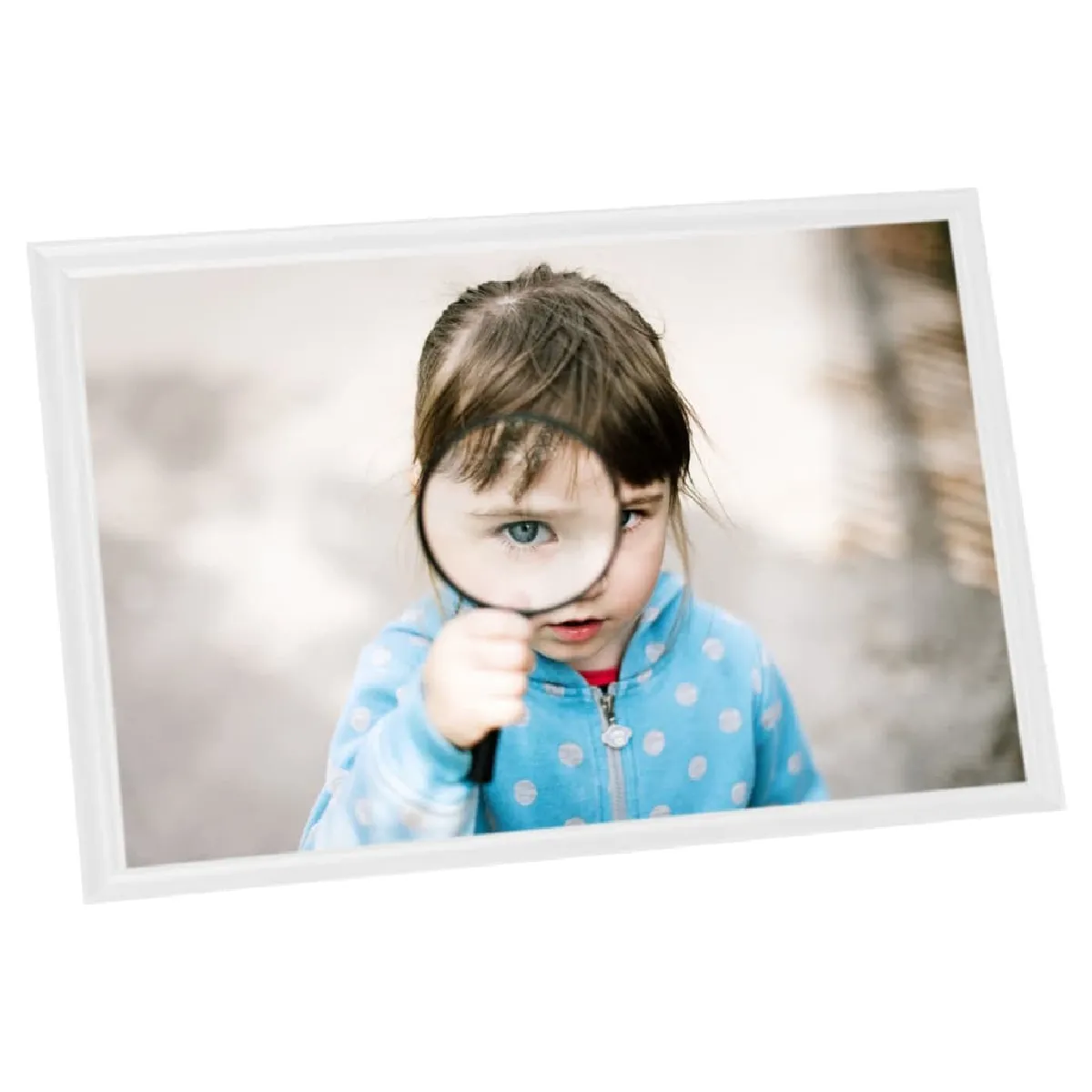 vidaXL Collage de cadres photo - Blanc MDF 21x29.7 cm