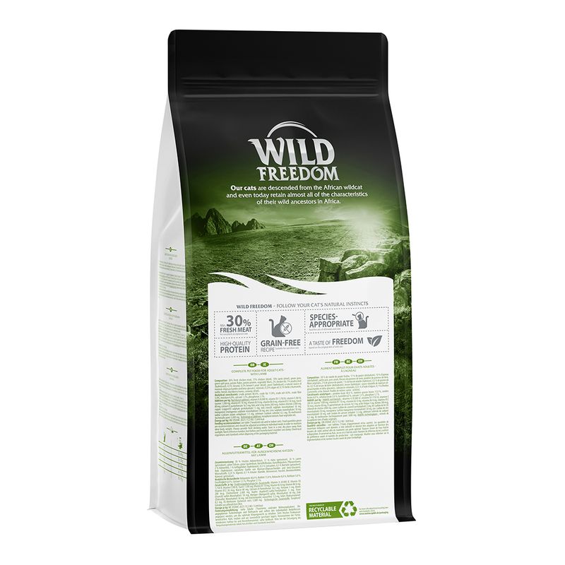 Wild Freedom Adult Green Lands Sterilised, agneau - sans céréales