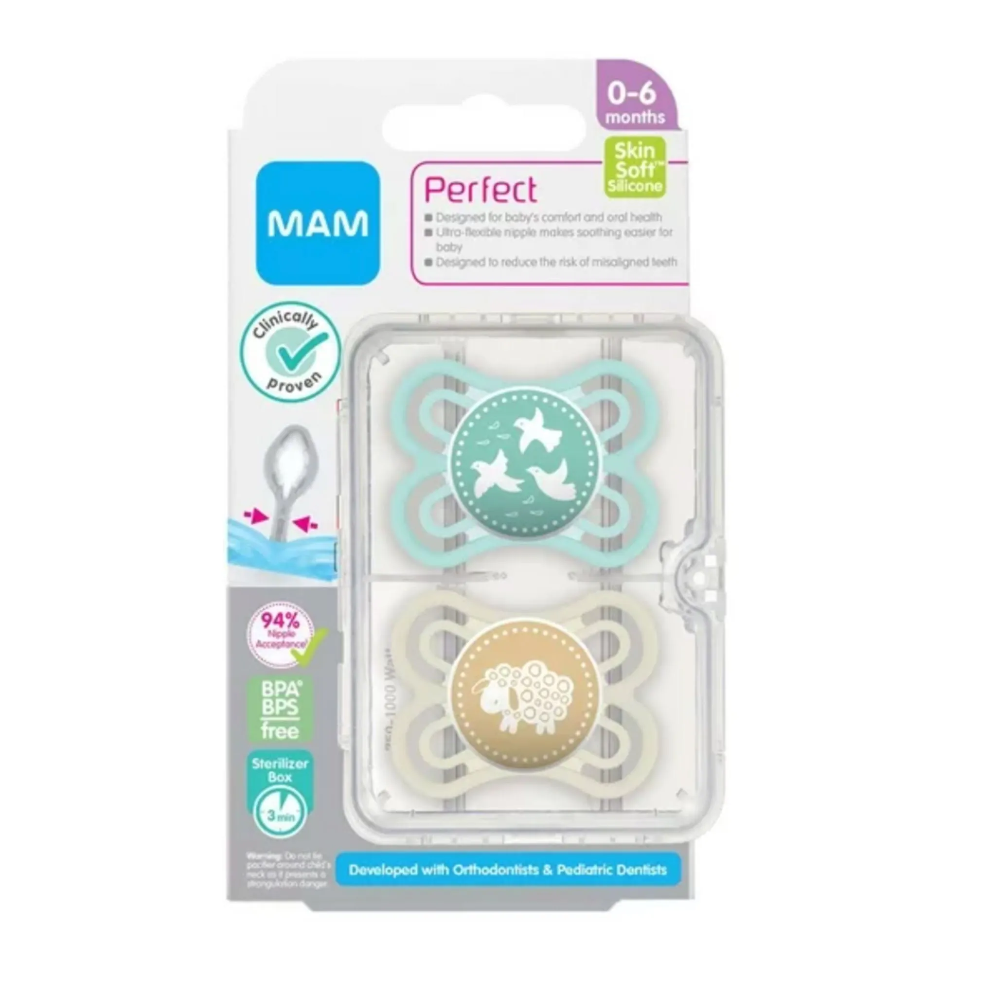 Mam Baby Suce Perfect (2) 0-6mois