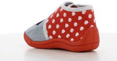 Disney Minni Mus Tøfler, Red/Light Grey