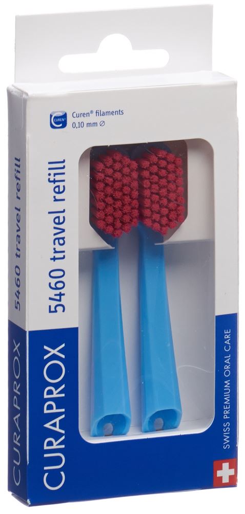 CURAPROX CS 5460 Duo Travel Refill Bürstenköpfe Bürstenköpfe 1 Stk