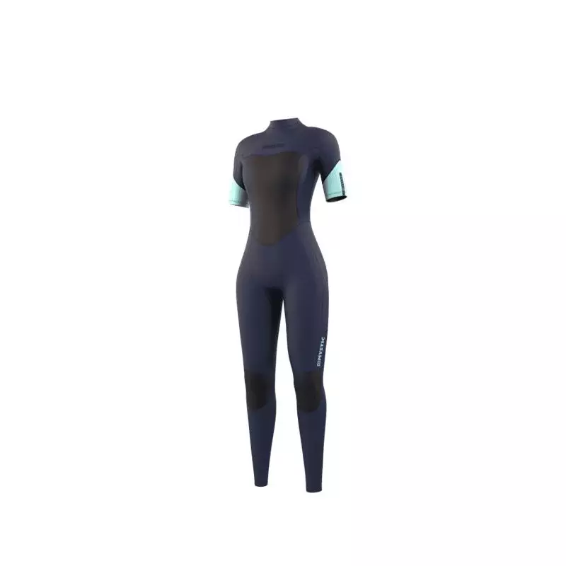 Combinaison intégrale femme MYSTIC Brand Shortarm 3/2mm Backzip Flatlock Night Blue