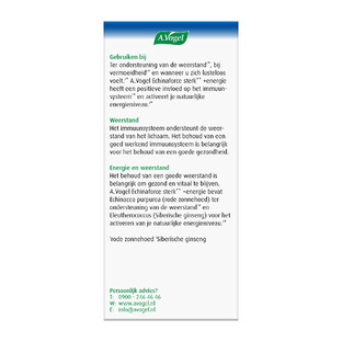 A.Vogel Echinaforce Sterk**   Energie* Tabletten 30ST