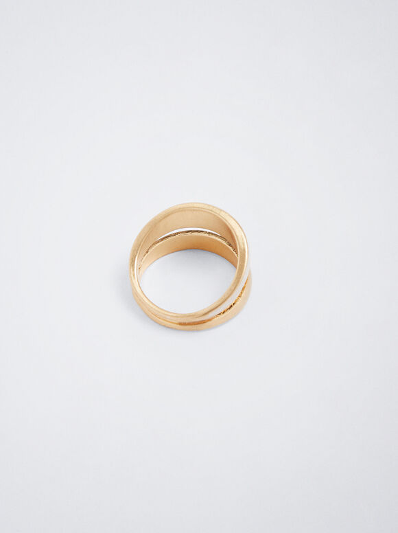 Anel de ouro esmaltado - Ouro