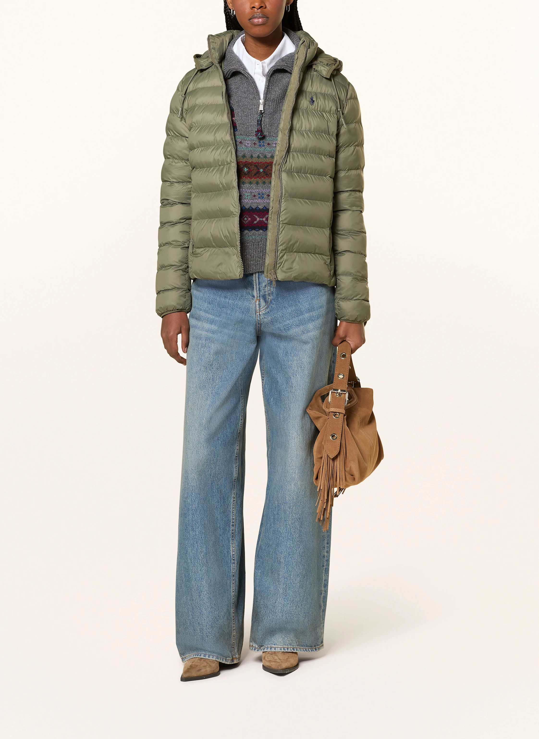 POLO RALPH LAUREN Steppjacke mit abnehmbarer Kapuze