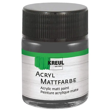 KREUL Acryl Mattfarbe Graphitgrau 50 ml