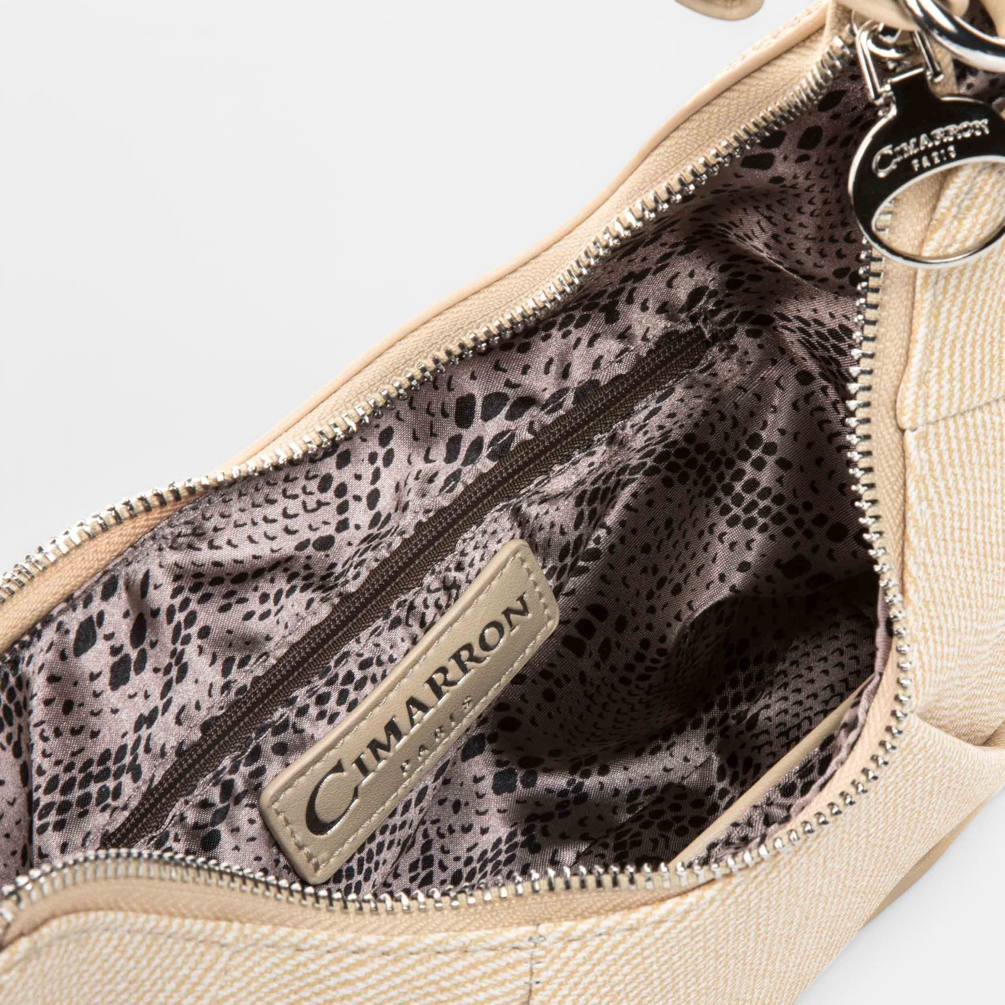 Sac bandoulière beige