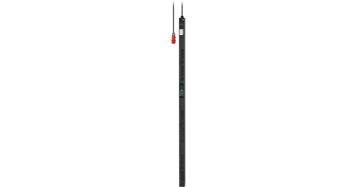 APCEPDU1216SMBO - Switched & Metered-by-Outlet PDU  (Zwart, 0U, 16A, 400V, (21x)C13 & (3x)C19, IEC60309 16A 3Fase stekker)