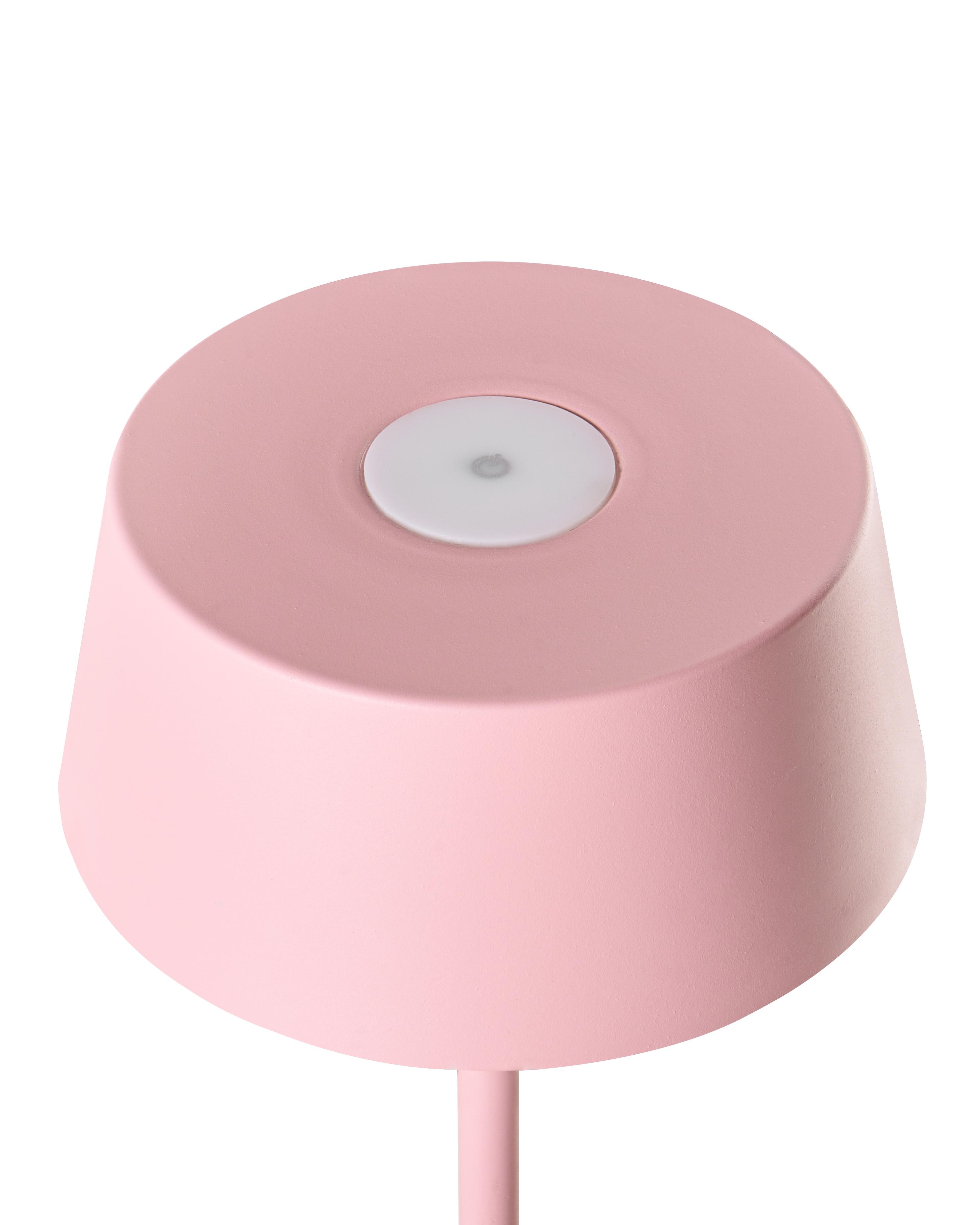LED draadloze tafellamp GUDER met dimmer Metaal Roze
