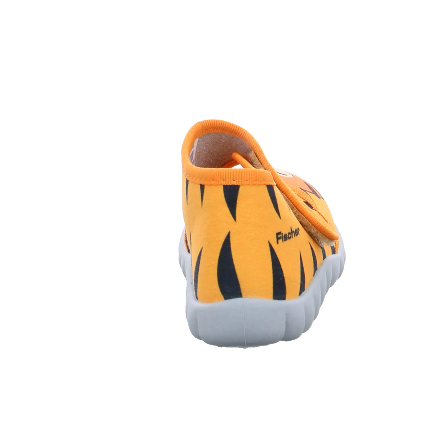 FISCHER Baby-Hausschuh Orange Textil  Unisex