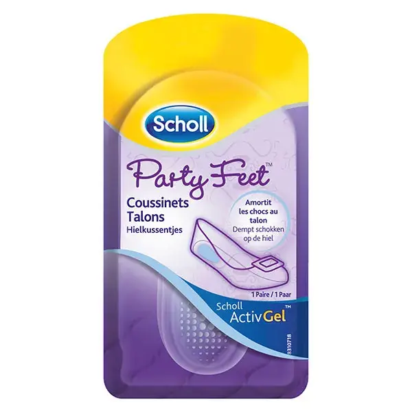 Palmilhas Scholl Party Feet para calcanhar (1 par)