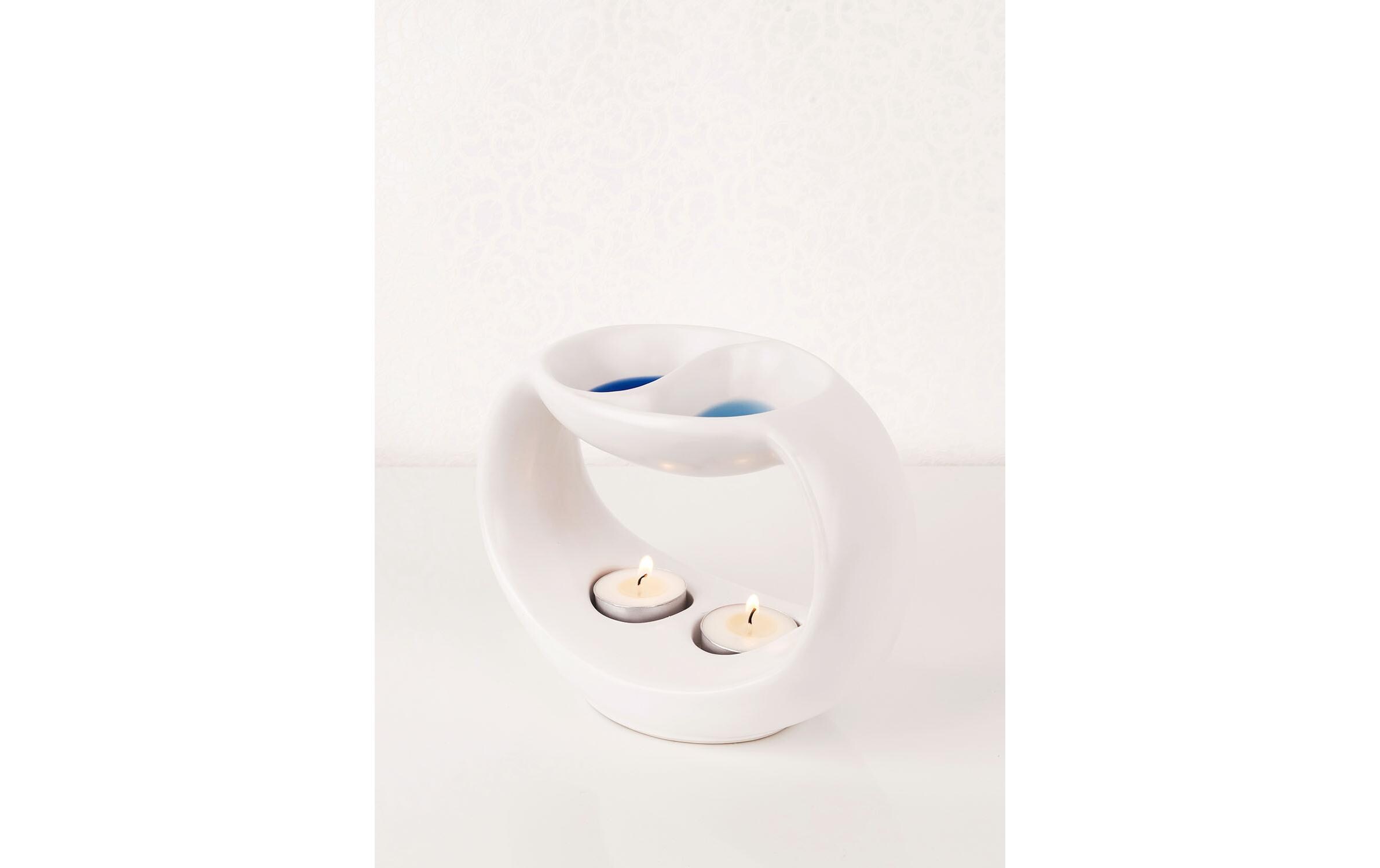 Aromalampe Yin WeissDuftlampe