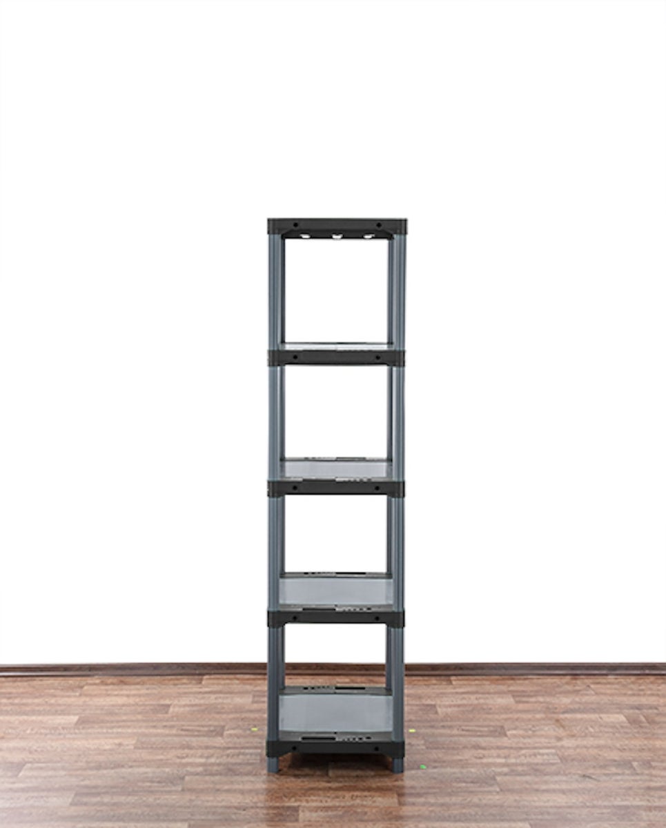 PROREGAL Plastic Plank Big Grey Bear Hoog HxBxD 180 x 70 x 46 cm Plank Draagvermogen 160 kg Grijs