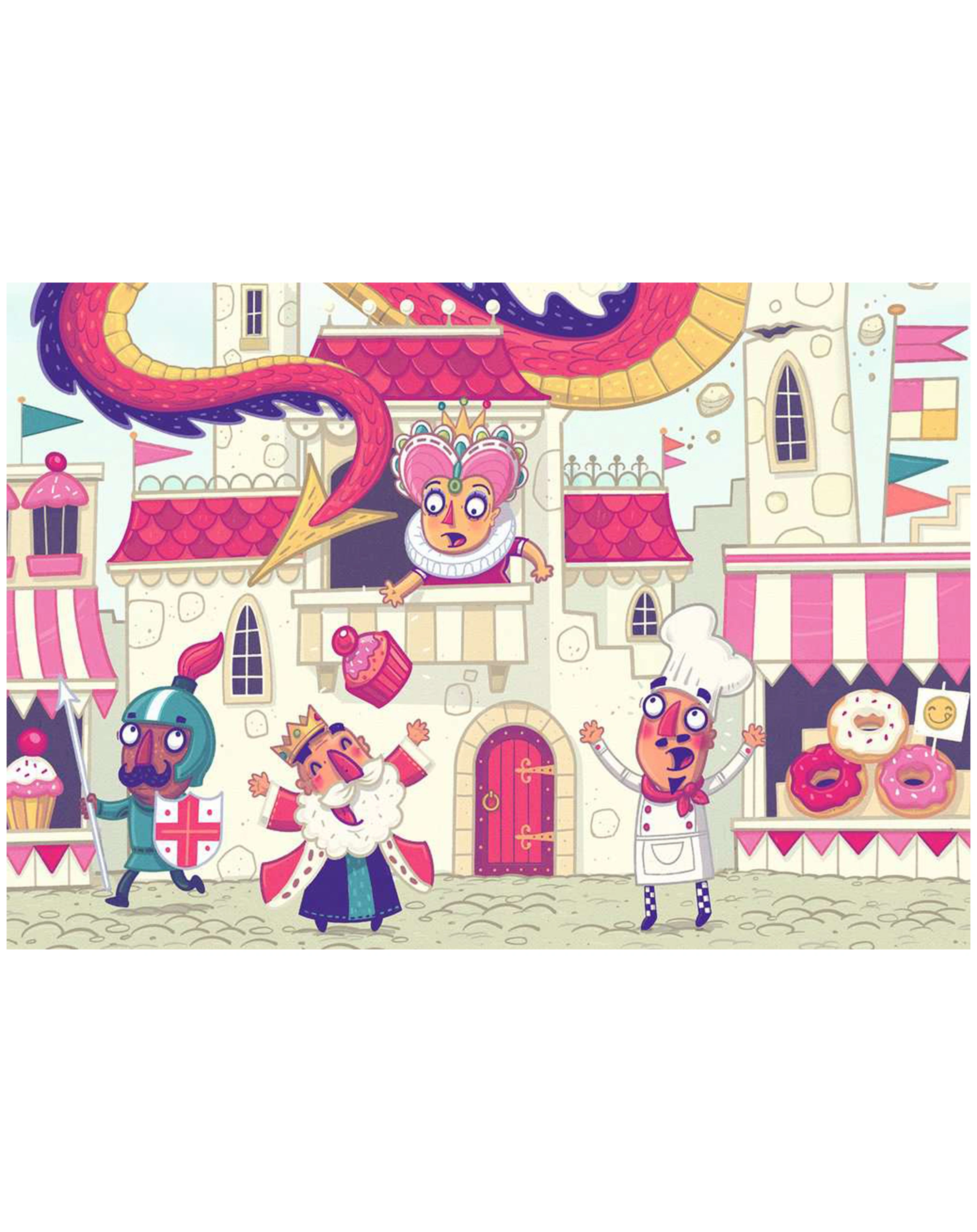 Puzzle PUZZLE&PLAY - RITTERBURG 1 2x24-teilig