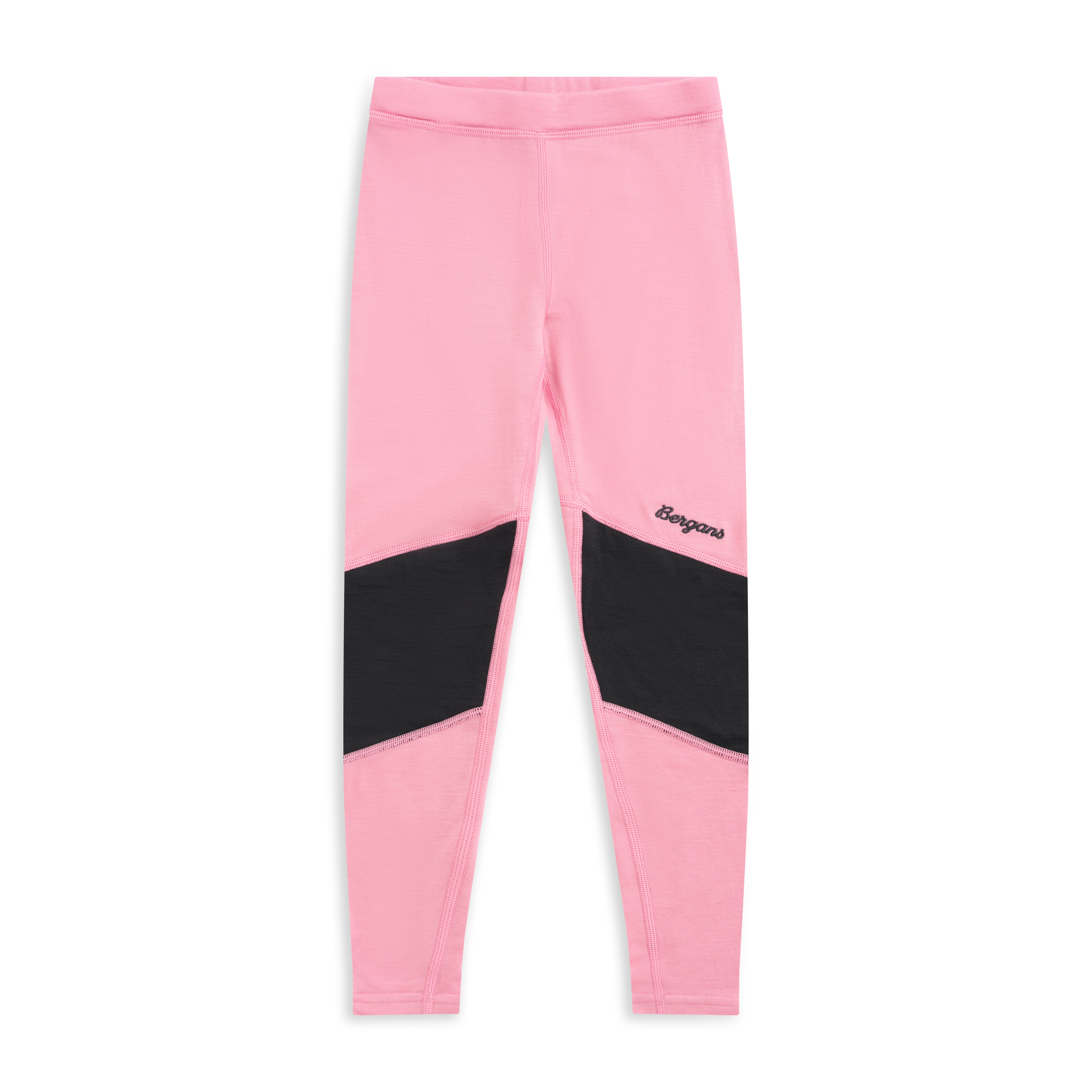Inner:Pure Merino Kids Tights Light Ruby / Dark Shadow Grey