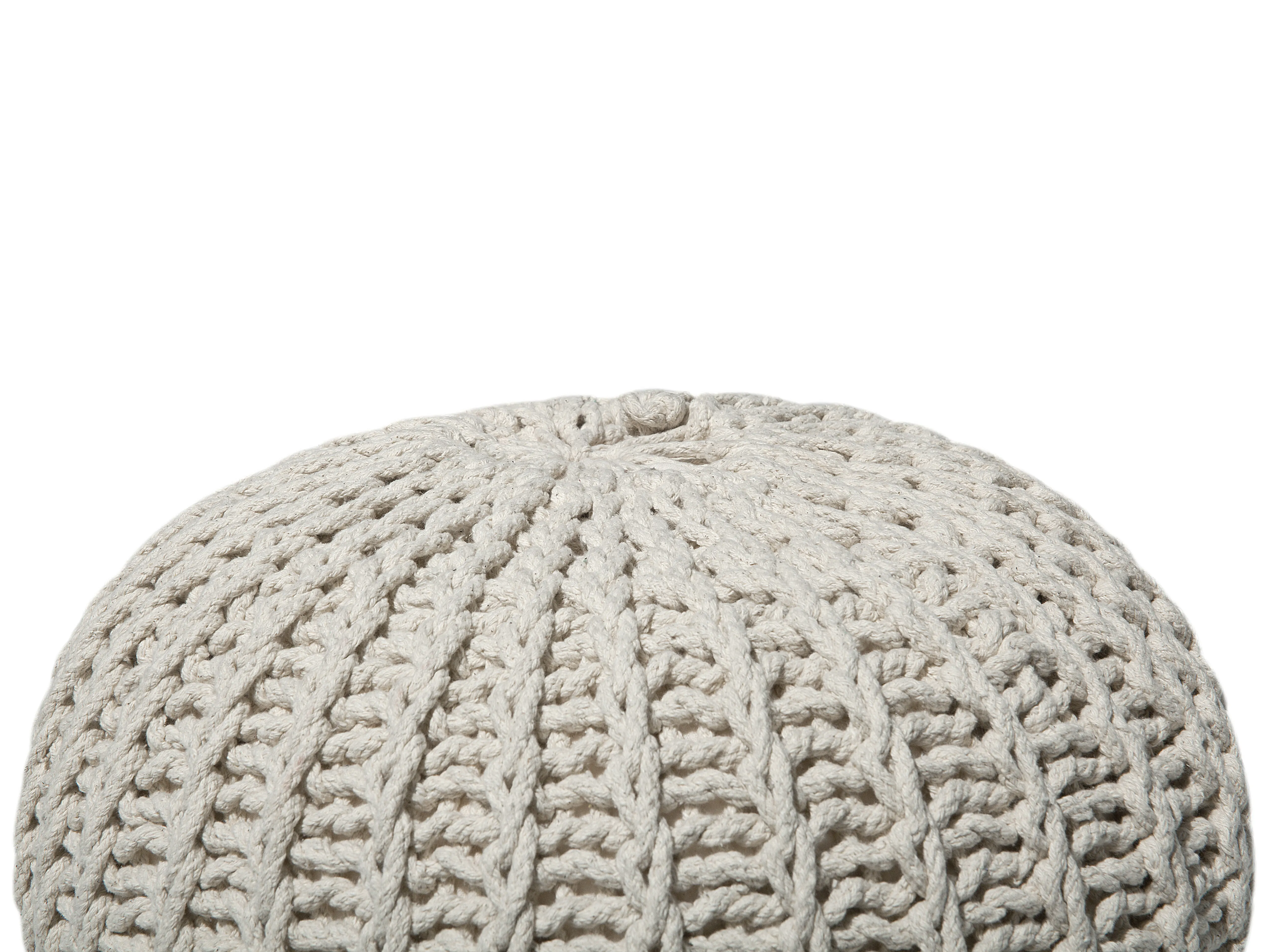 Poef CONRAD Katoen Beige