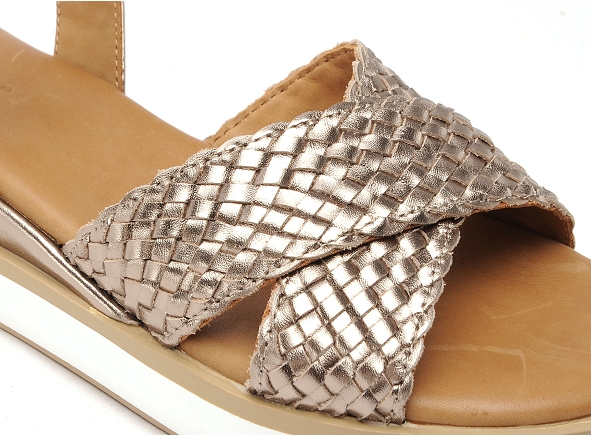 Inuovo nu pieds plats femme 113065 bronze