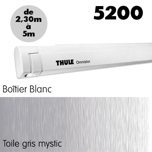 Store Thule Omnistor 5200 Blanc de 2,30 à 4,5m