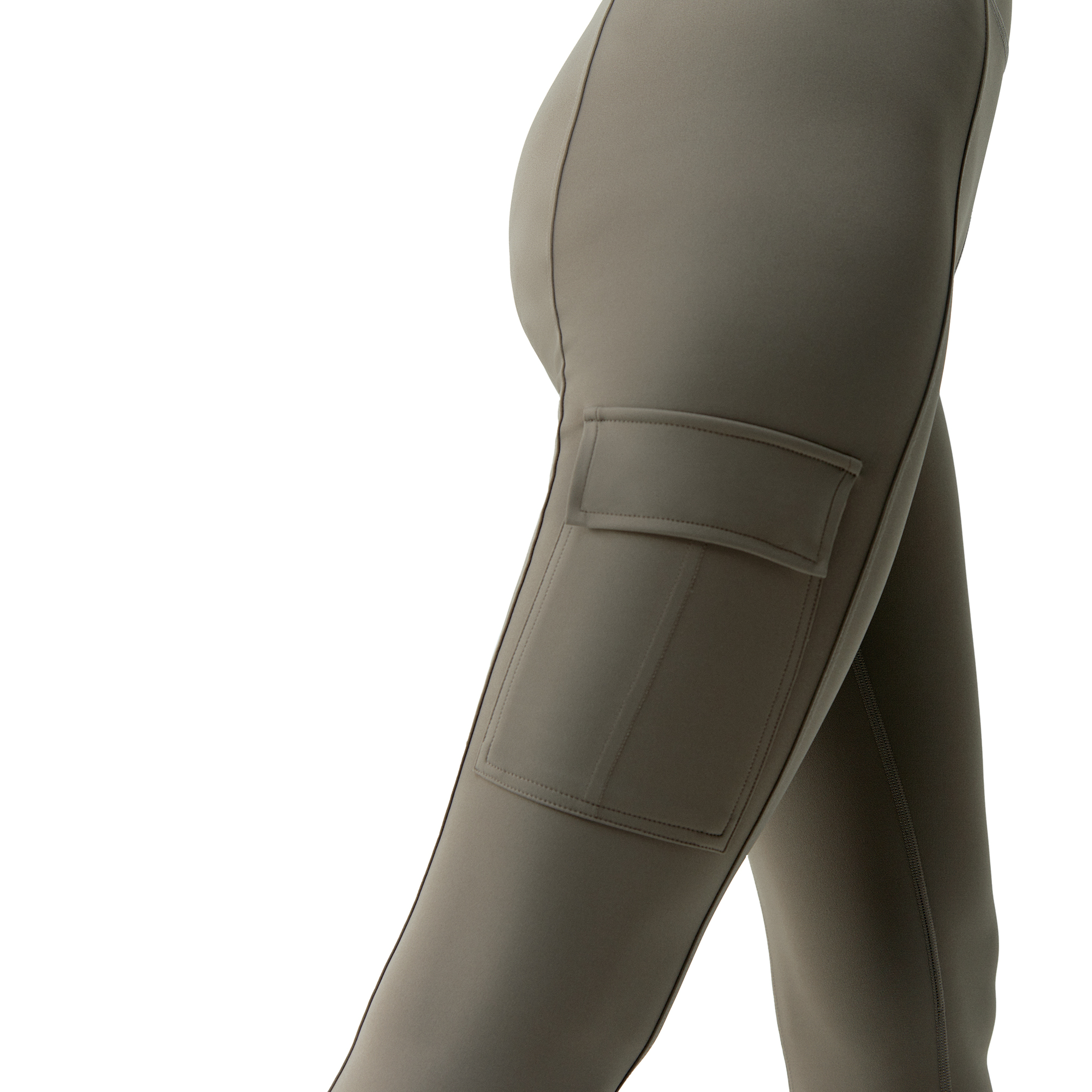 CARGO - Legging cargo avec poches | Marron