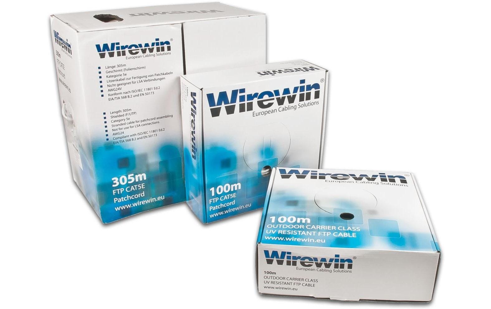Rangierkabel VKBOX KAT5E PATCH Cat 5e, F/UTP, 100 m, GrauKAT5E Patchkabelbox, grau, F/UTP