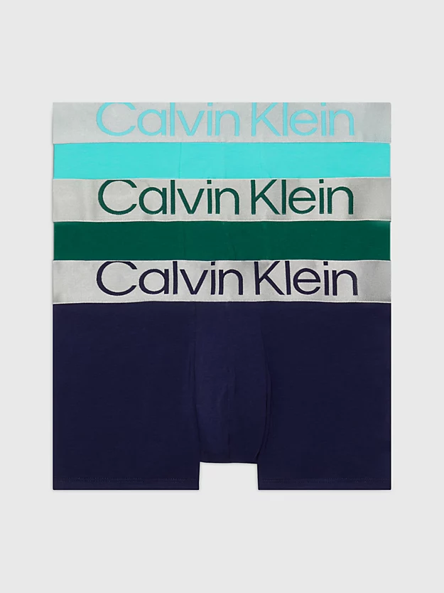 Cuecas Boxer Steel Cotton, Pacote com 3 unidades