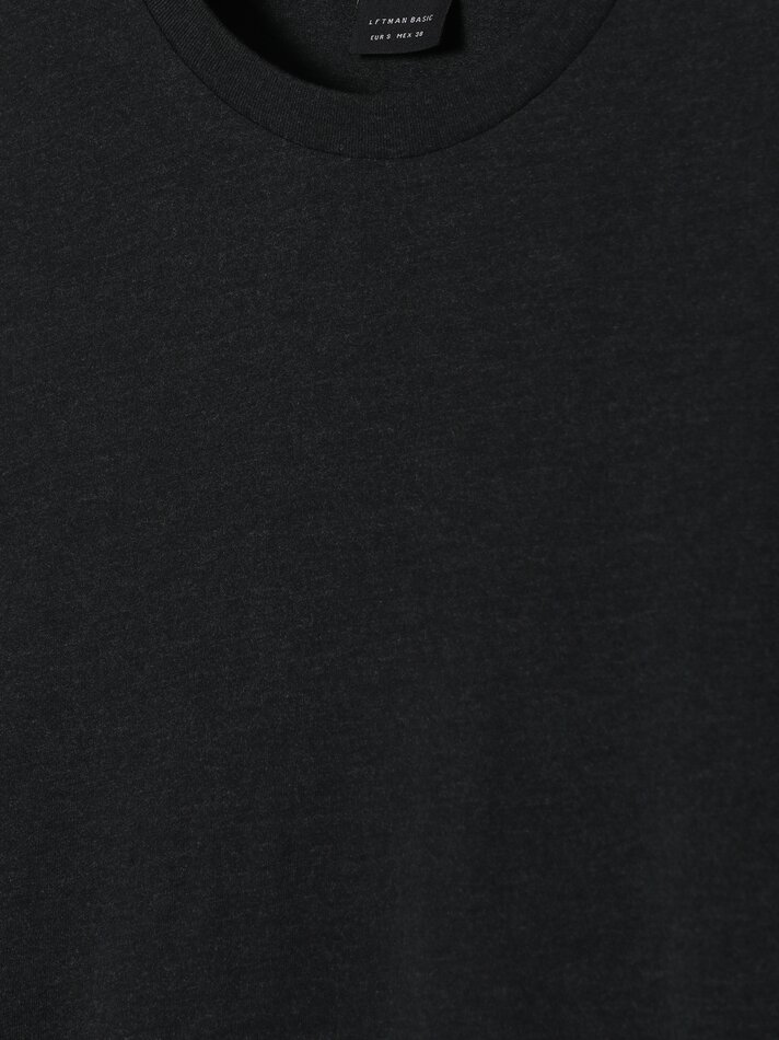 Pacote com 4 camisetas básicas de manga comprida - Pretas