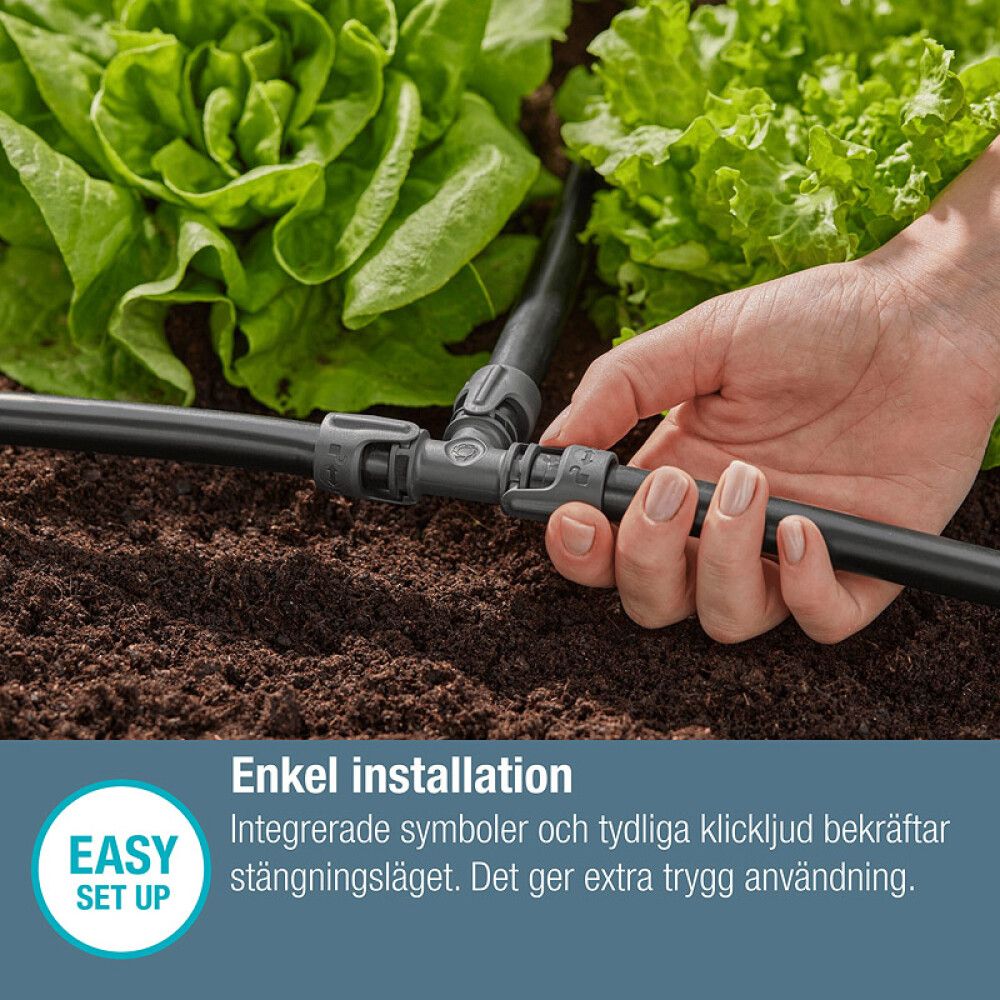 T-KOBLING GARDENA MICRO-DRIP-SYSTEM 1/2