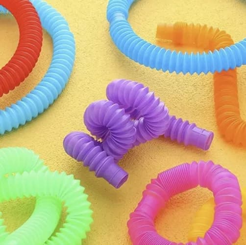 10-Pak - Pop Tube - Fidget Toys - Leketøy / Sensorisk