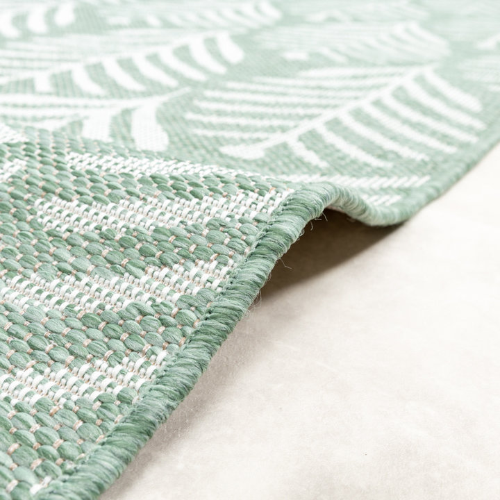 Buitenkleed - Summer Leaves Groen | Botanische print