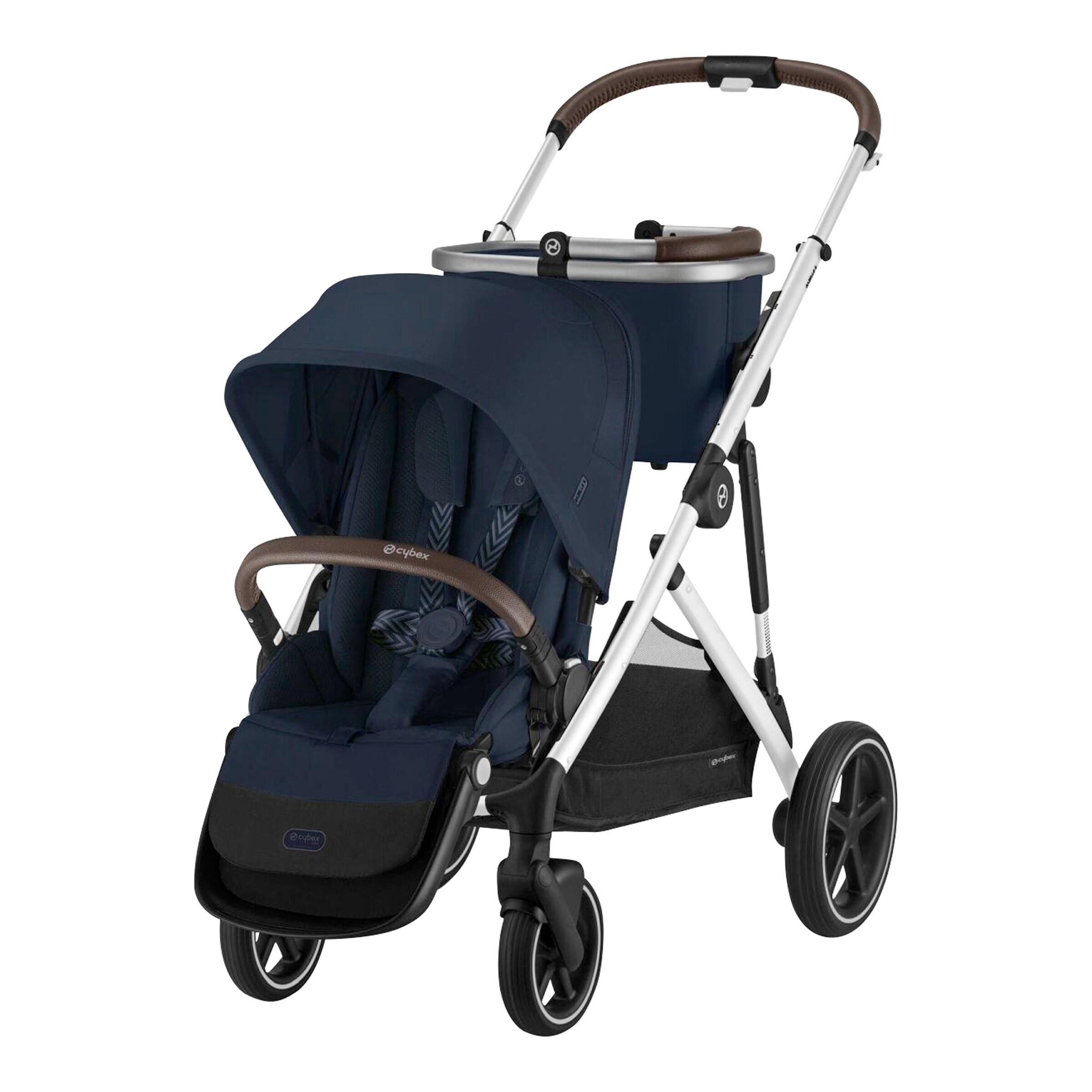 Cybex - GOLD Kinderwagen Gazelle S silver / ocean blue