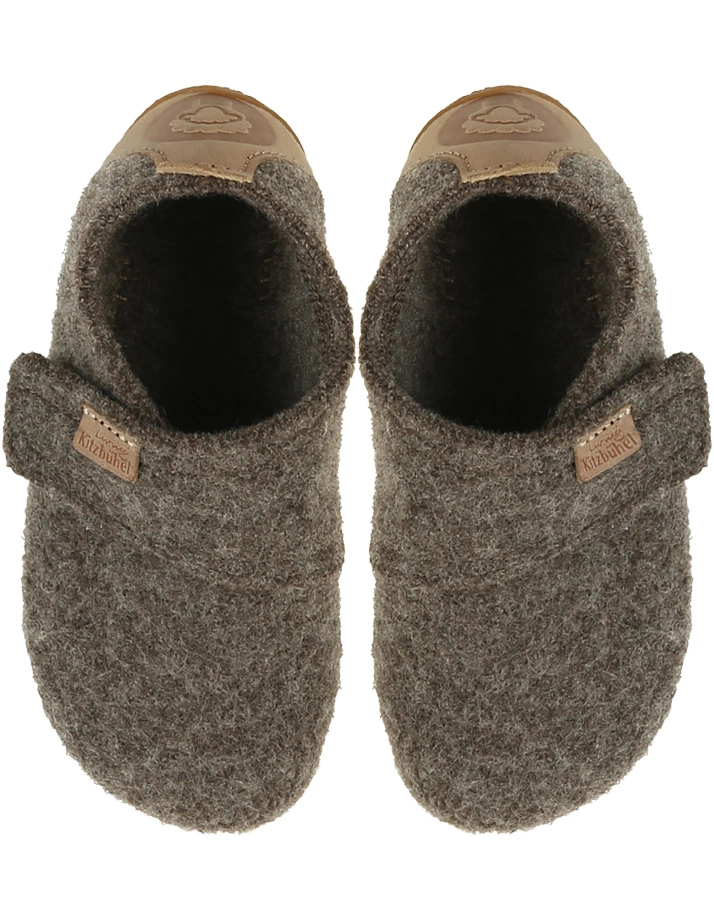 Klett-Hausschuhe BABYKLETT NATURE in natur braun