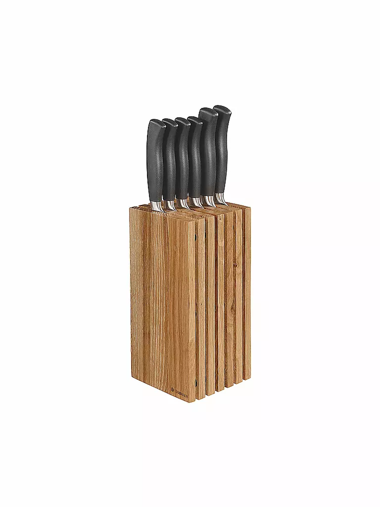 ZASSENHAUS Messerblock 13x26cm Eiche braun