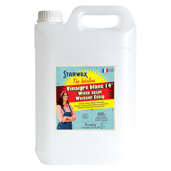 Vinaigre blanc naturel 14° 5L Fabulous