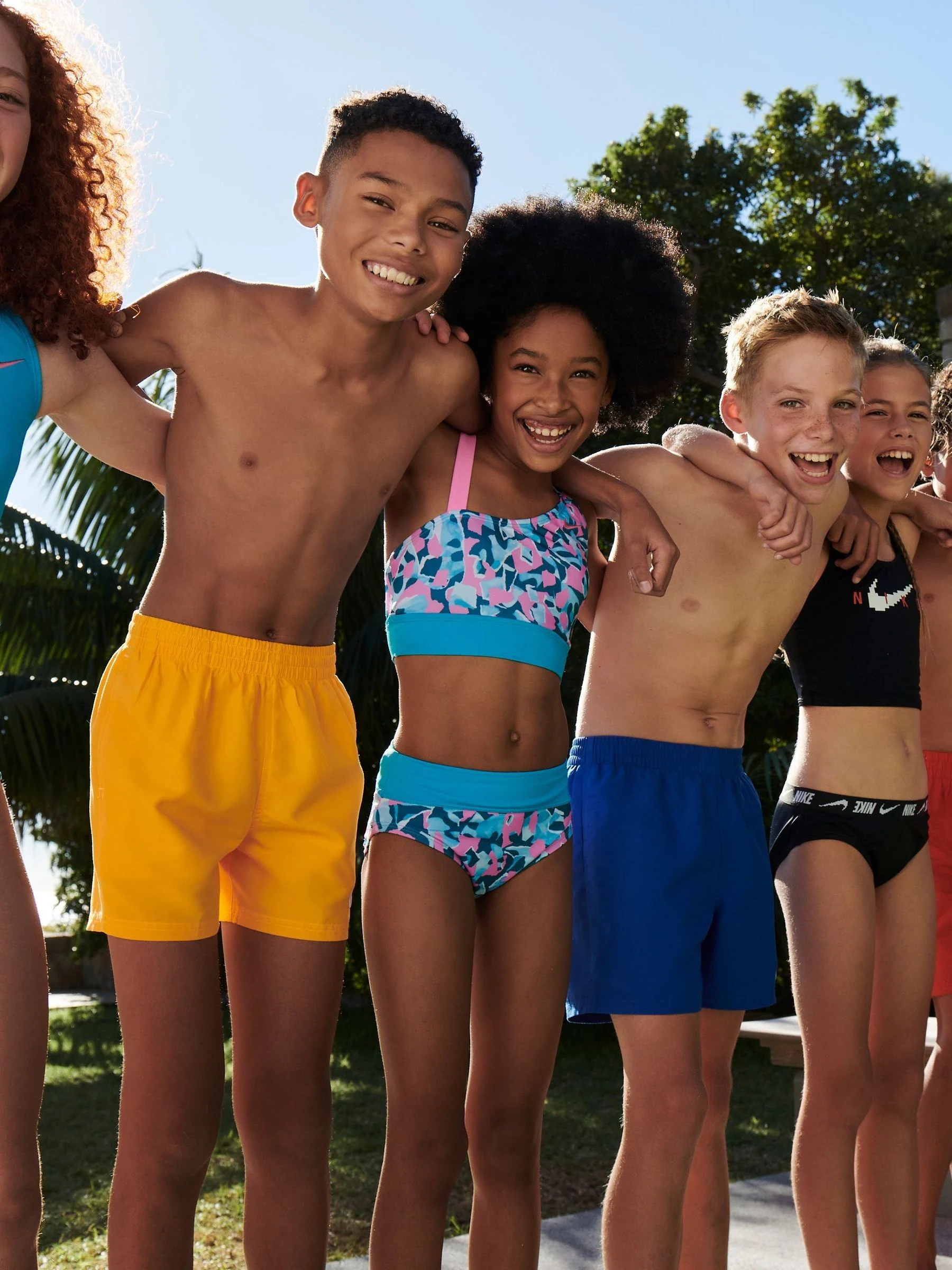 Donkerblauw - Nike - Volley zwemshort van 4 inch