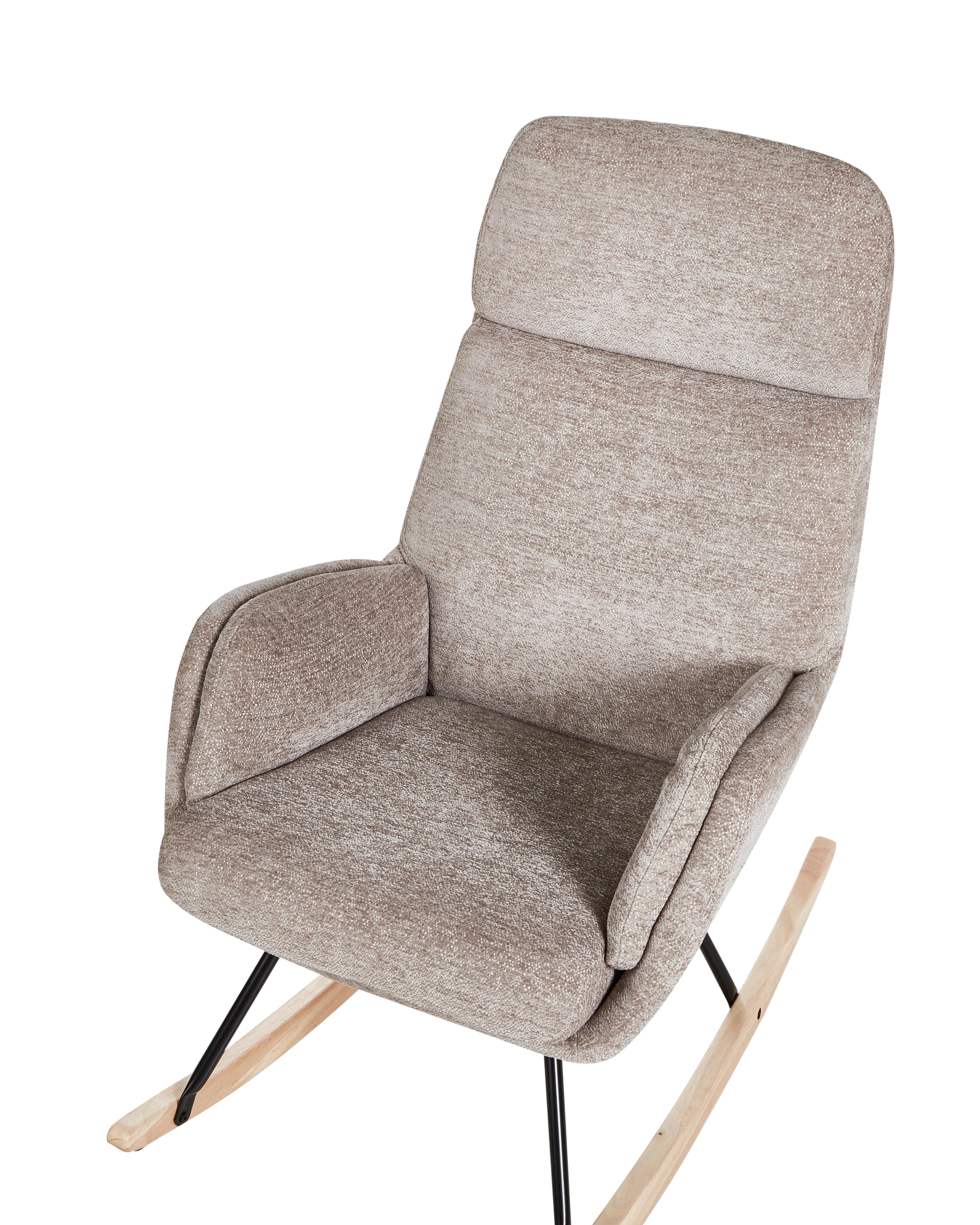 Schommelstoel KVELIA Stof Taupe